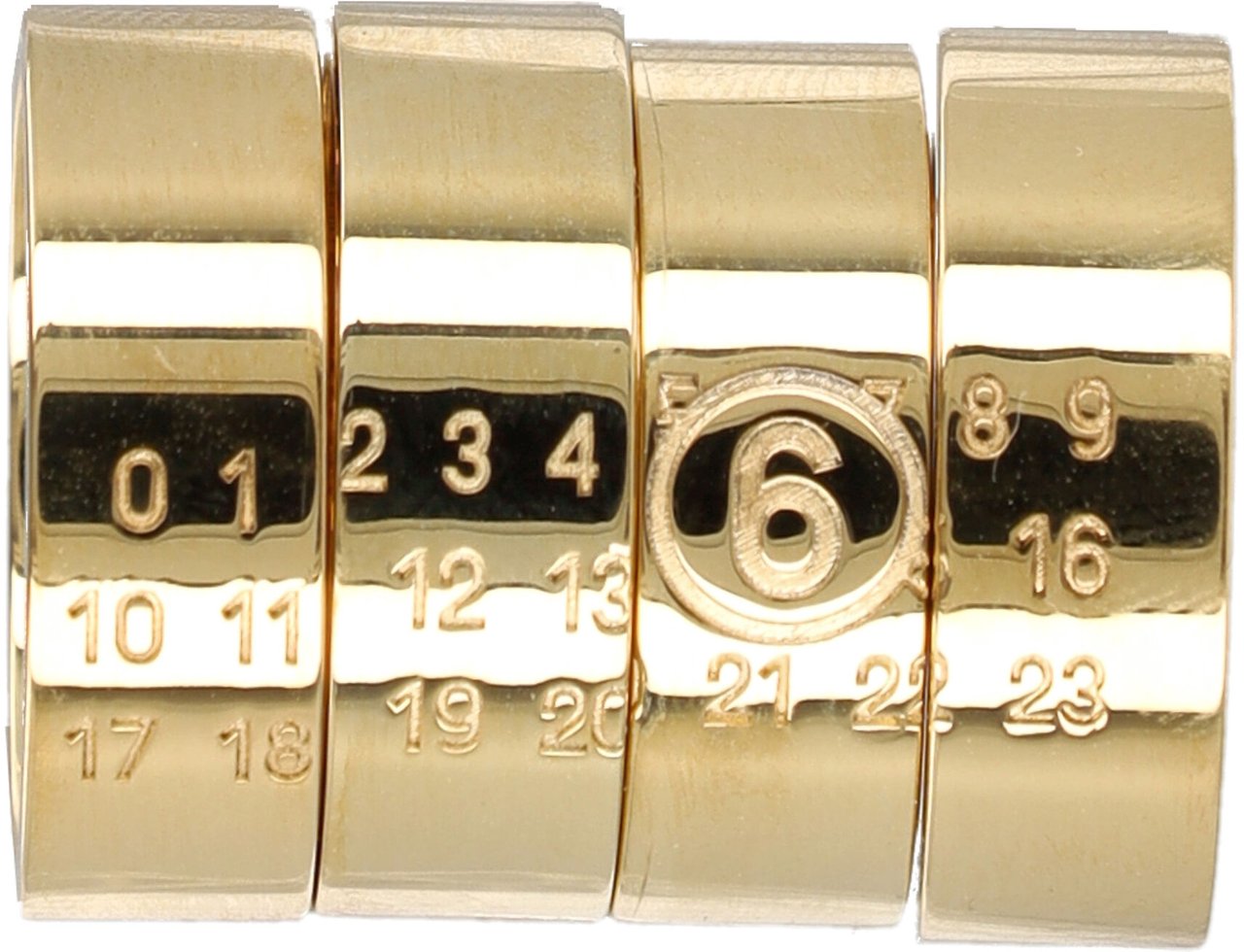 MM6 Maison Margiela 4 Ring Oro Goud