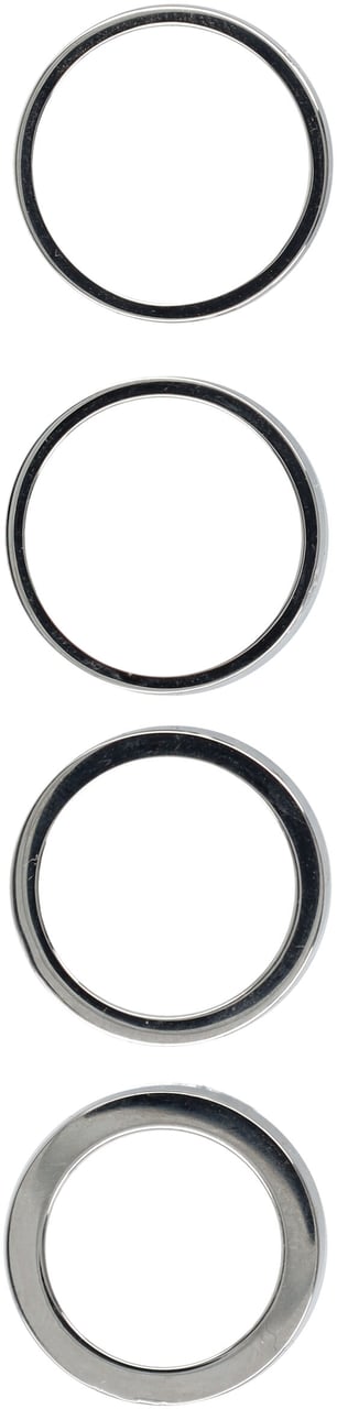MM6 Maison Margiela 4 Ring Argento Zilver