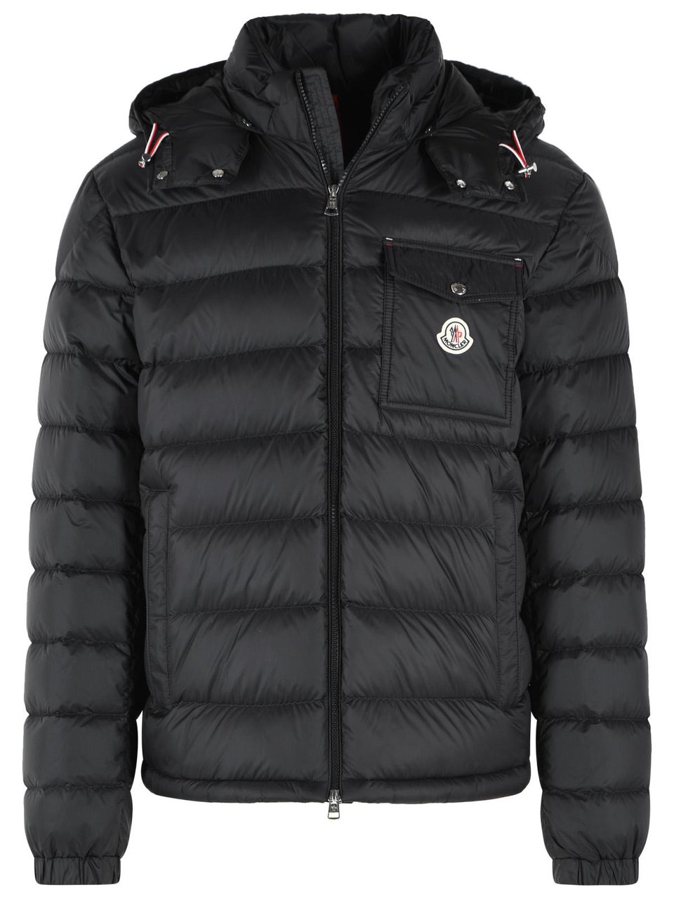Moncler 'Verith' Black Polyamide Down Jacket Zwart