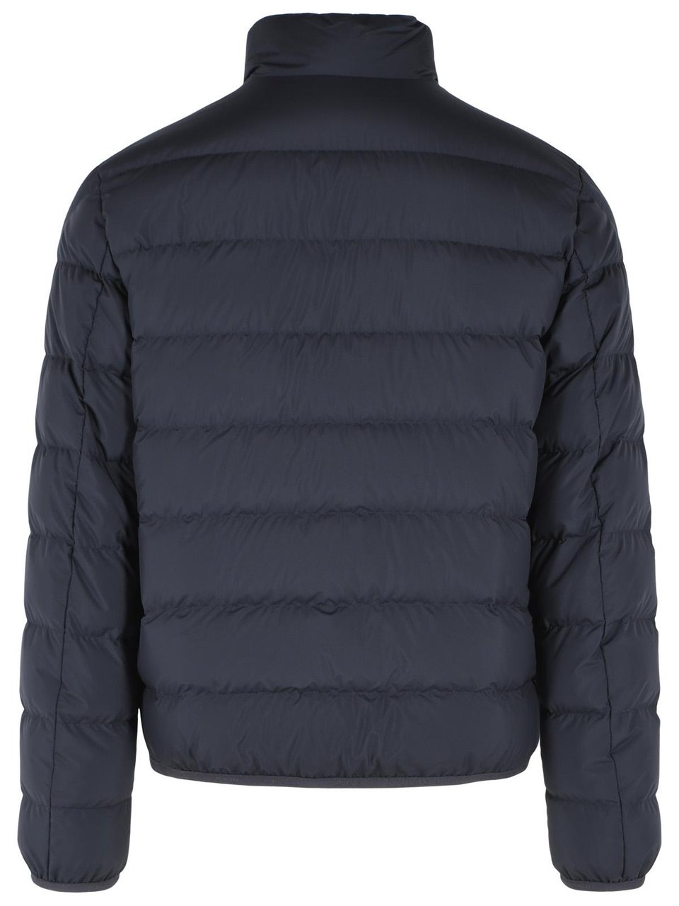 Moncler 'Baudinet' Blue Polyester Down Jacket Zwart