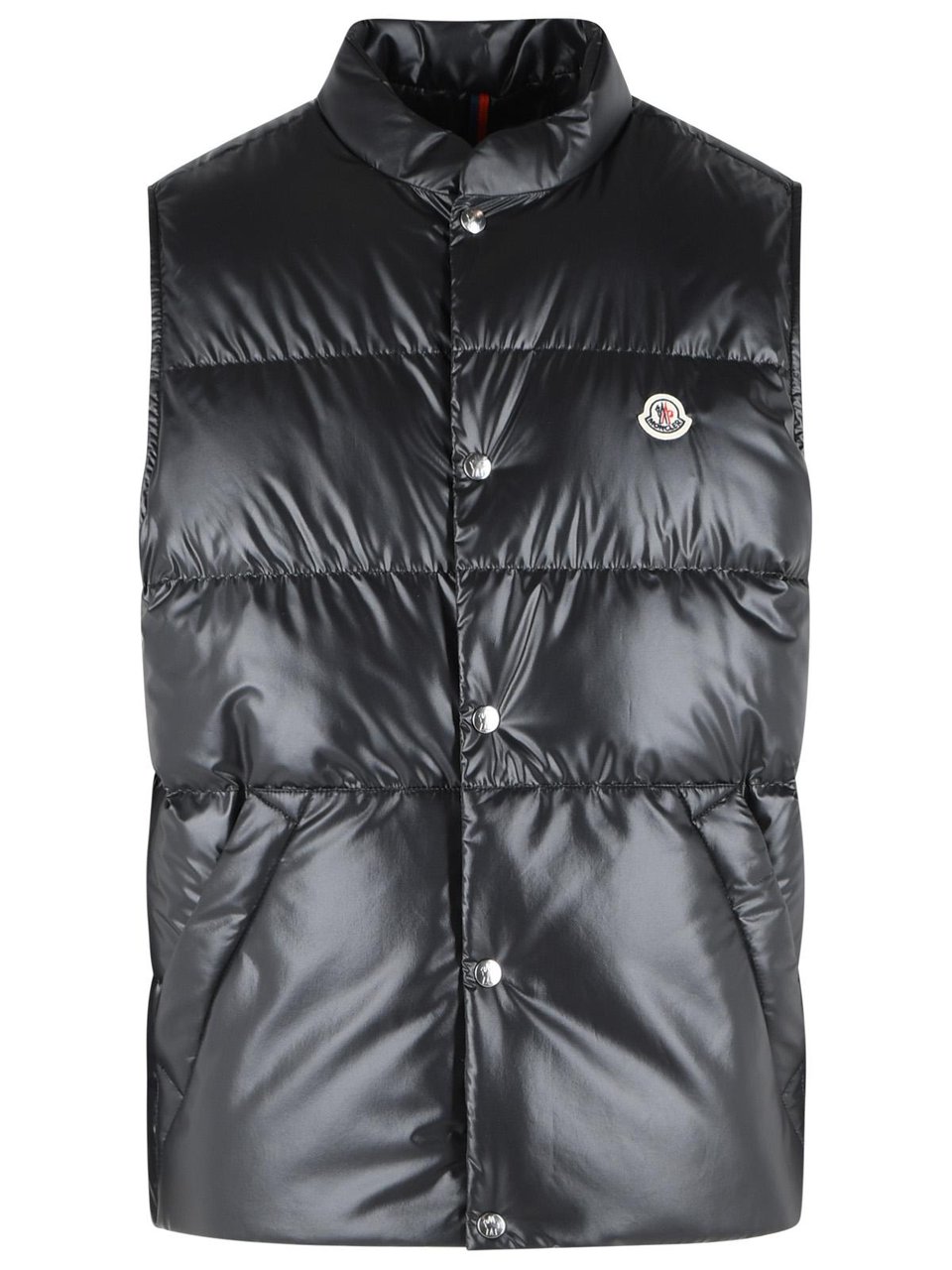 Moncler 'Restigo' Black Polyester Vest Grijs