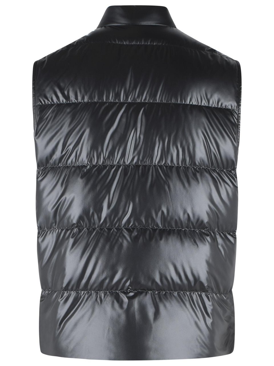 Moncler 'Restigo' Black Polyester Vest Grijs