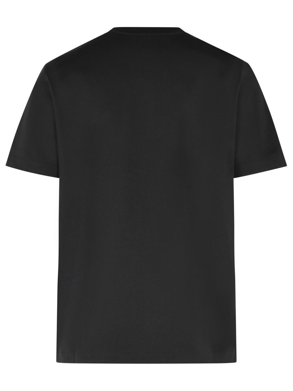 Moncler Black Cotton T-Shirt Zwart
