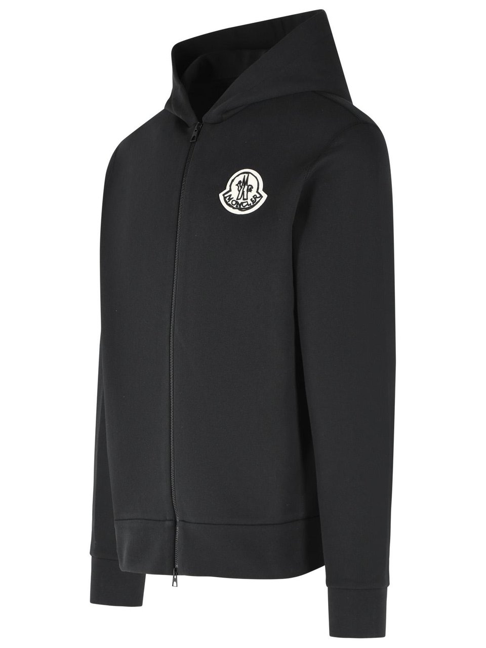 Moncler Black Cotton Sweatshirt Zwart
