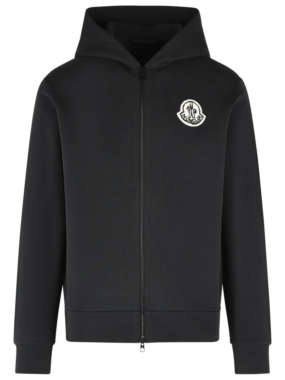 Moncler Black Cotton Sweatshirt Zwart