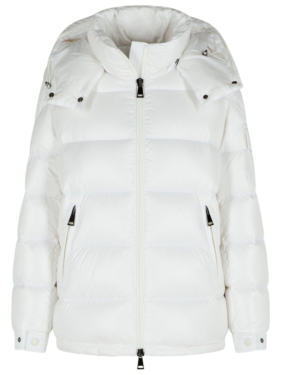 Moncler 'Maire' White Polyamide Down Jacket Wit