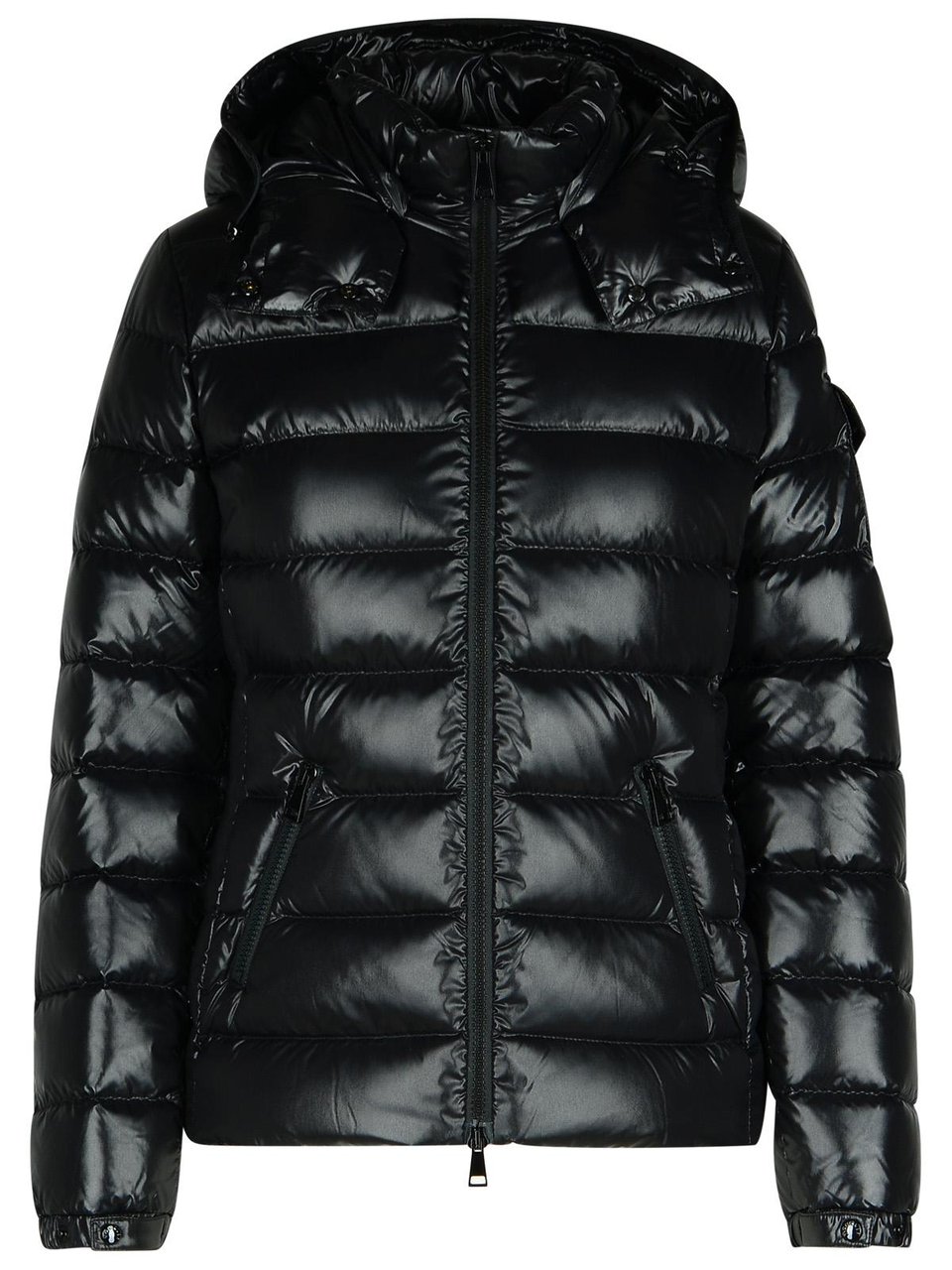 Moncler 'Bady' Black Polyamide Down Jacket Zwart