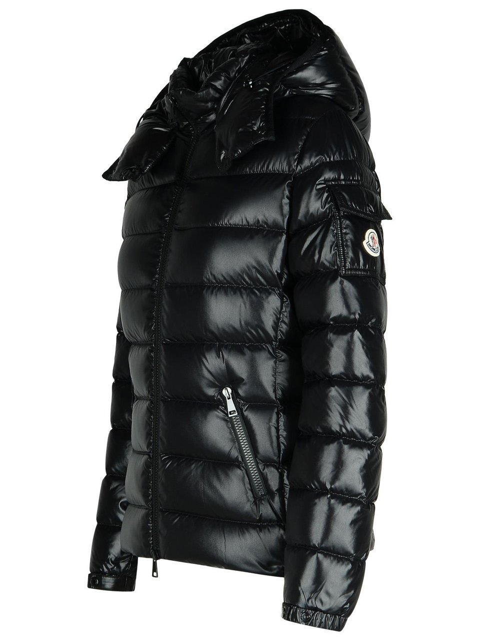 Moncler 'Bady' Black Polyamide Down Jacket Zwart