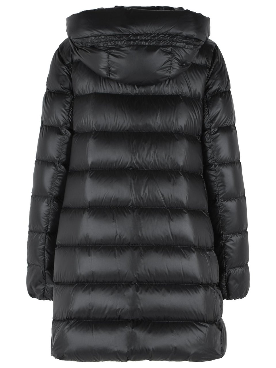 Moncler 'Suyenne' Black Polyamide Down Jacket Zwart