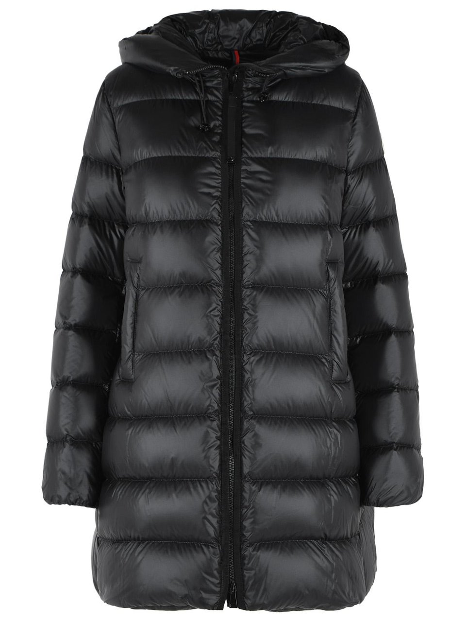 Moncler 'Suyenne' Black Polyamide Down Jacket Zwart