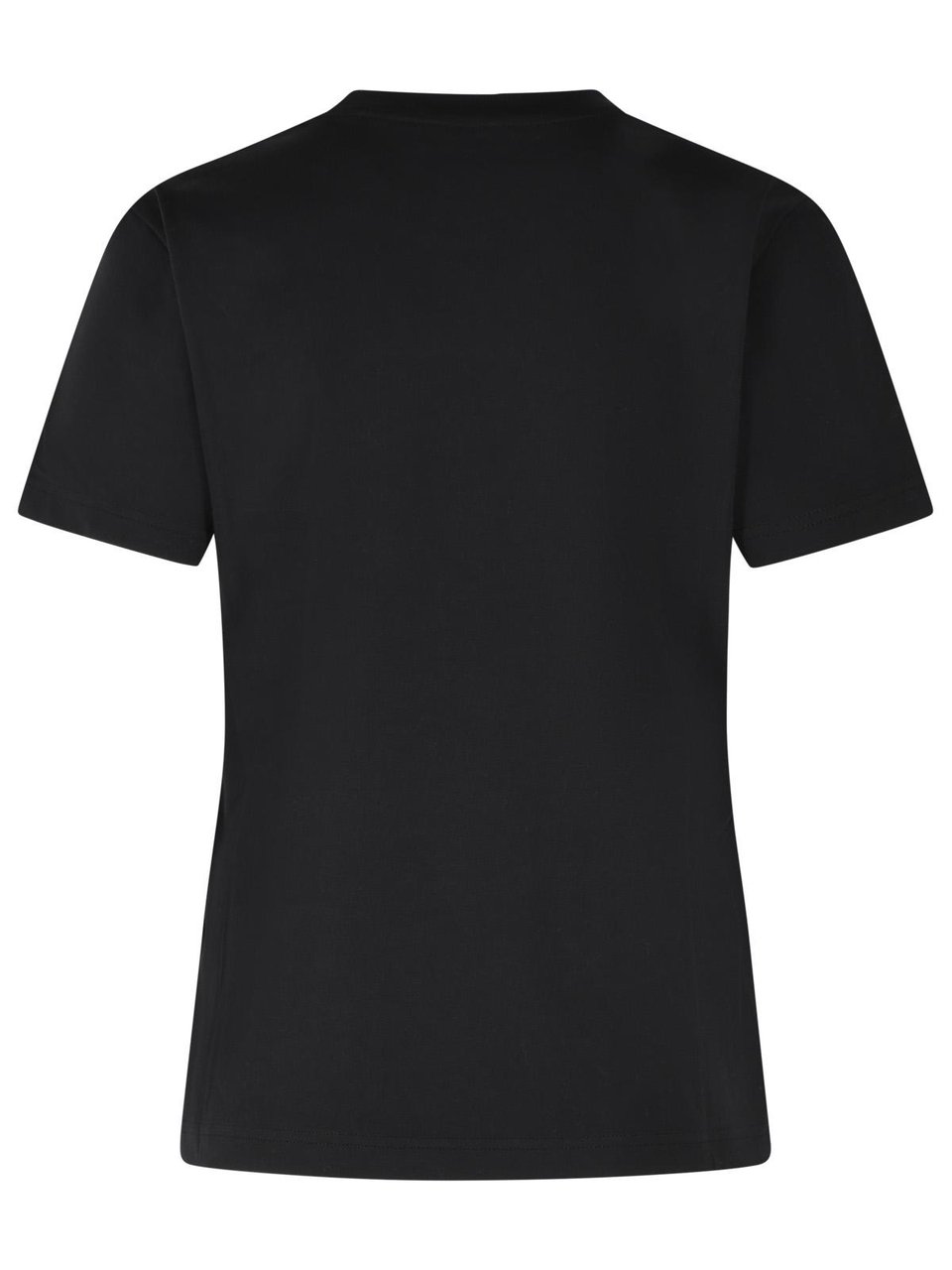 Moncler Black Cotton T-Shirt Zwart