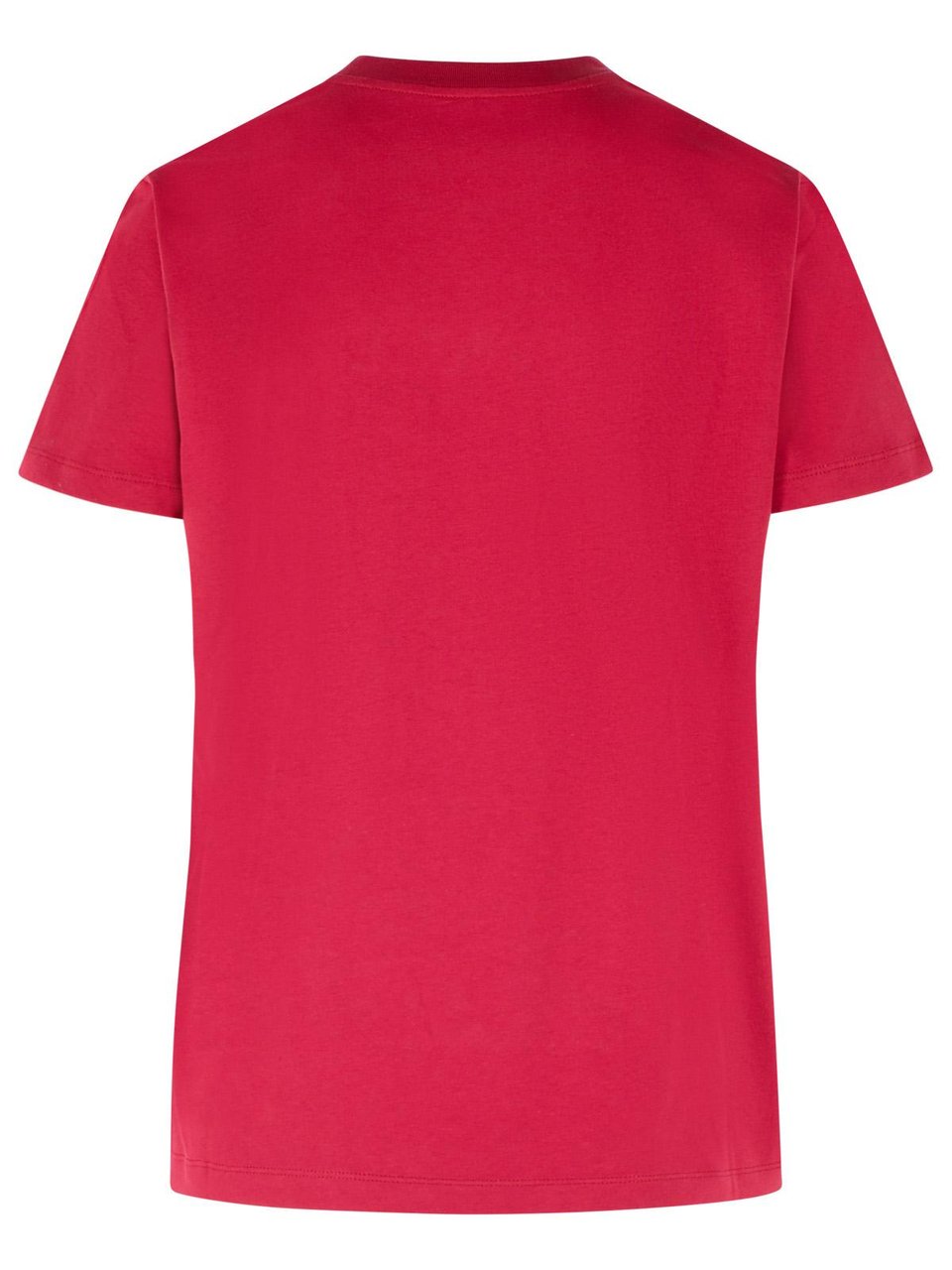 Moncler Cherry Pink Cotton T-Shirt Rood