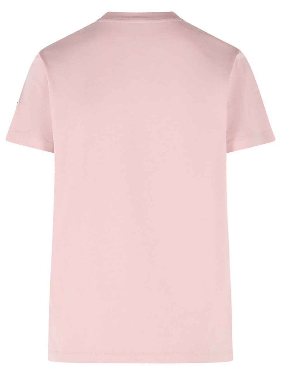 Moncler Pink Cotton T-Shirt Neutraal