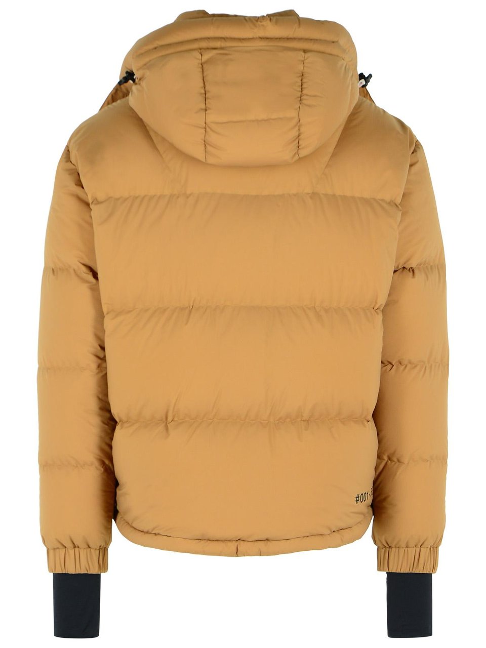 Moncler Coraia' Beige Polyamide Hooded Ski Jacket Neutraal