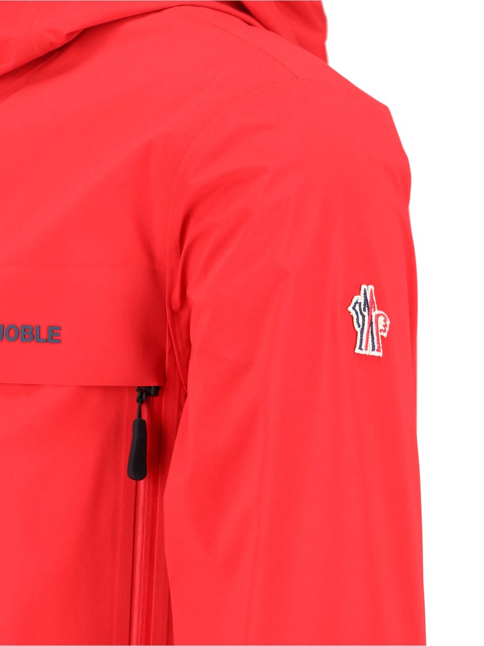 Moncler Red Shipton GORE-TEX Hooded Waterproof Jacket Rood