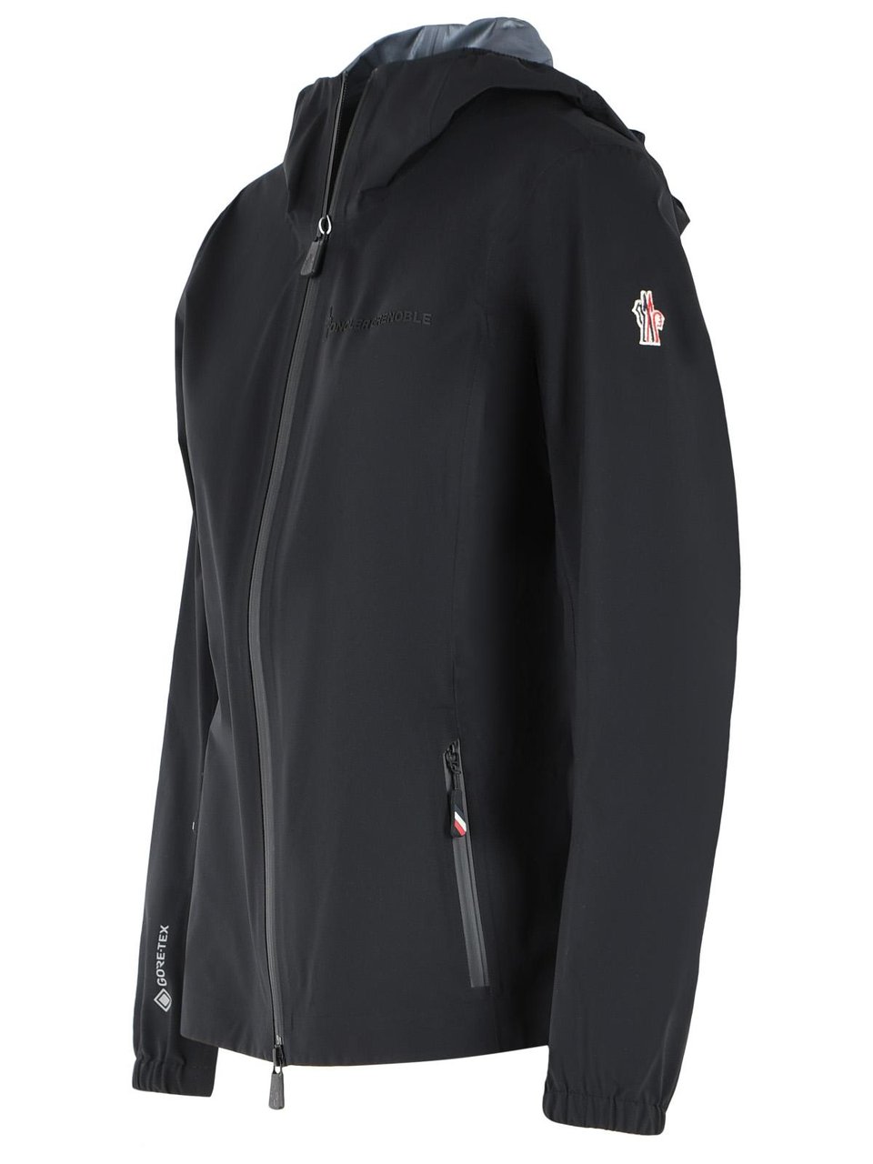 Moncler 'Valles' Black 'Gore-Tex' Windbreaker Zwart