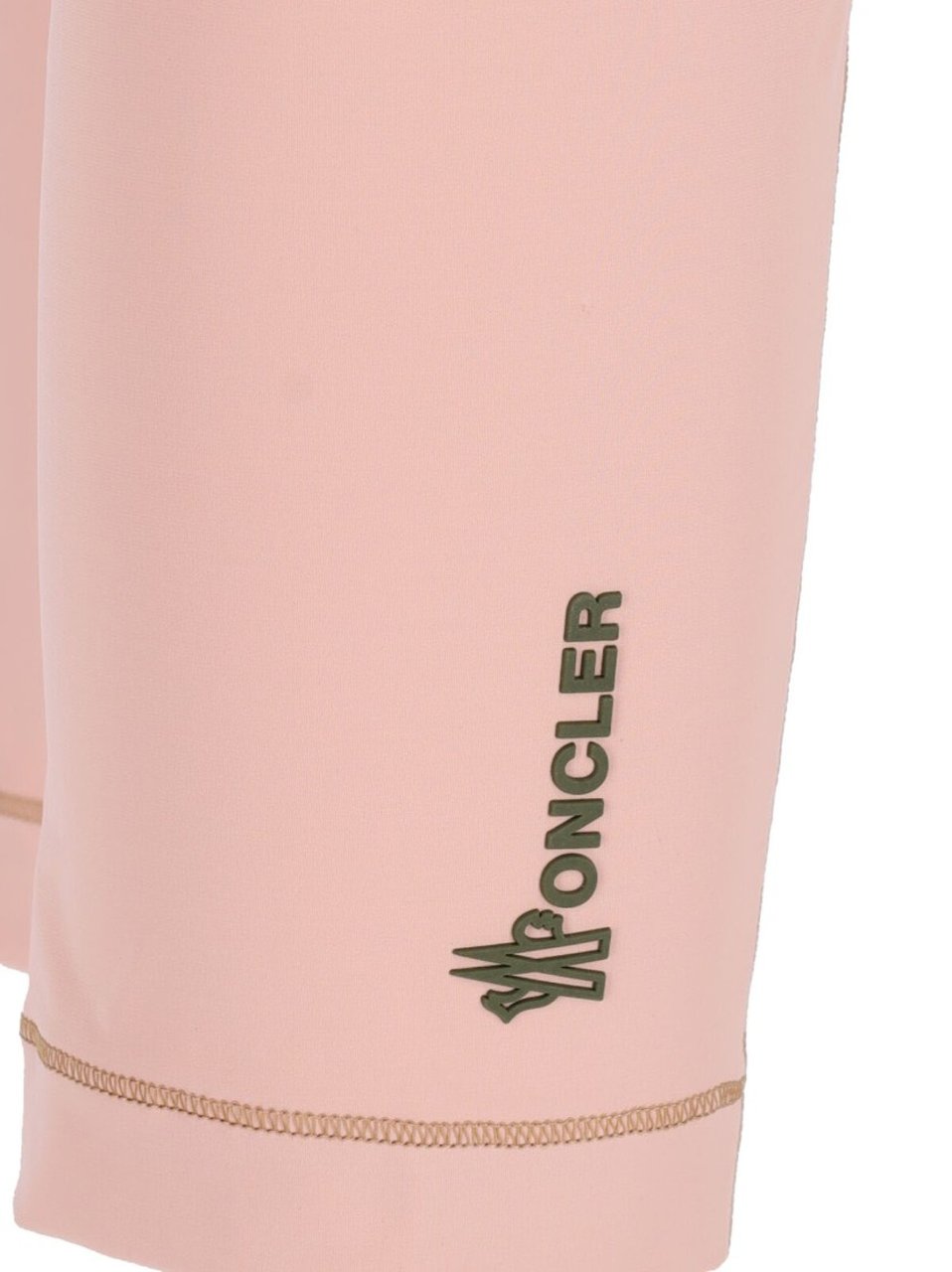 Moncler Logo Track Pants, In Pink Nylon Roze