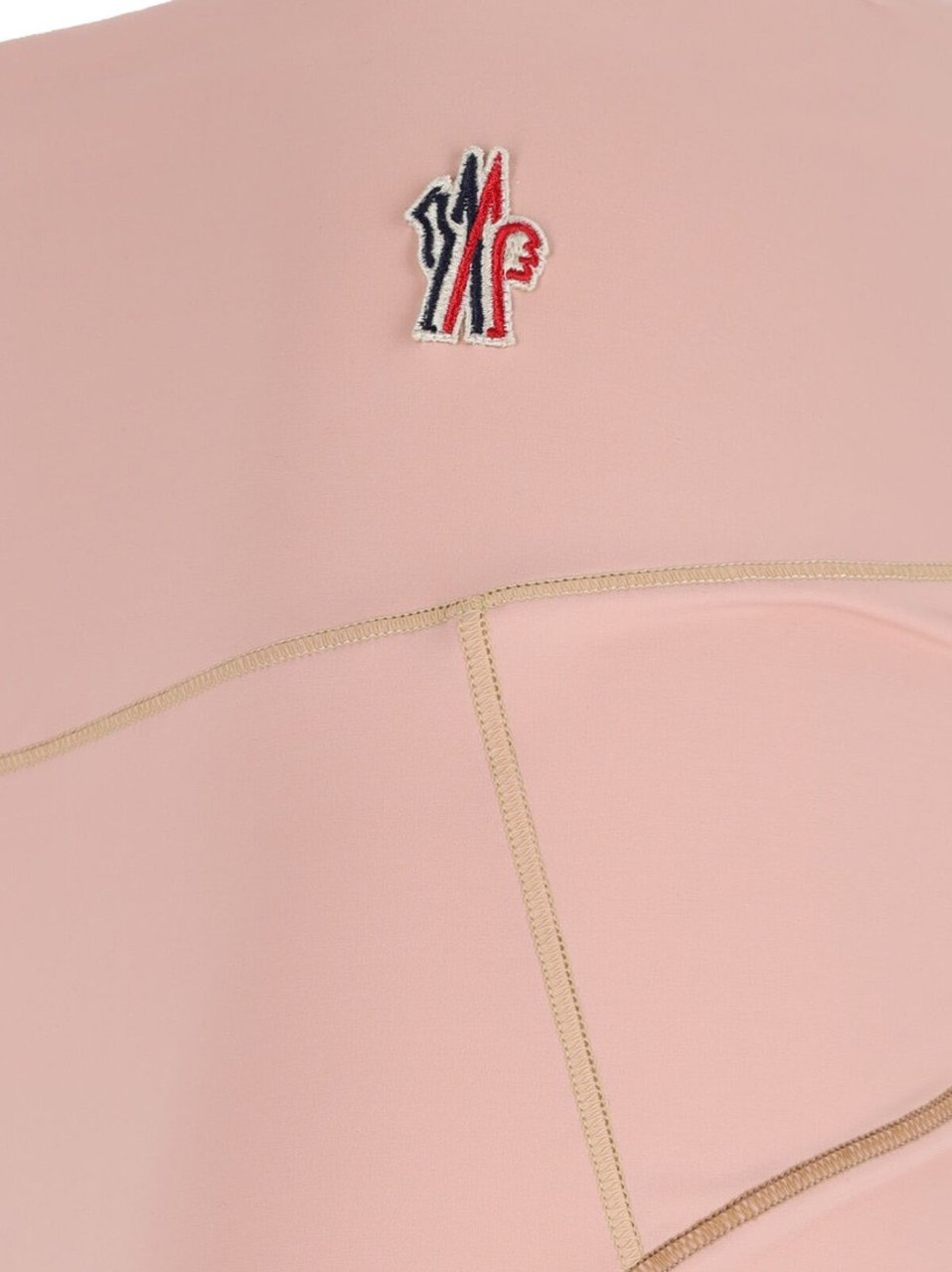 Moncler Logo Track Pants, In Pink Nylon Roze
