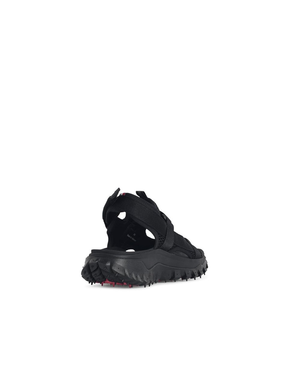 Moncler Trailgrip Vela' Black Polyamide Sandals Zwart