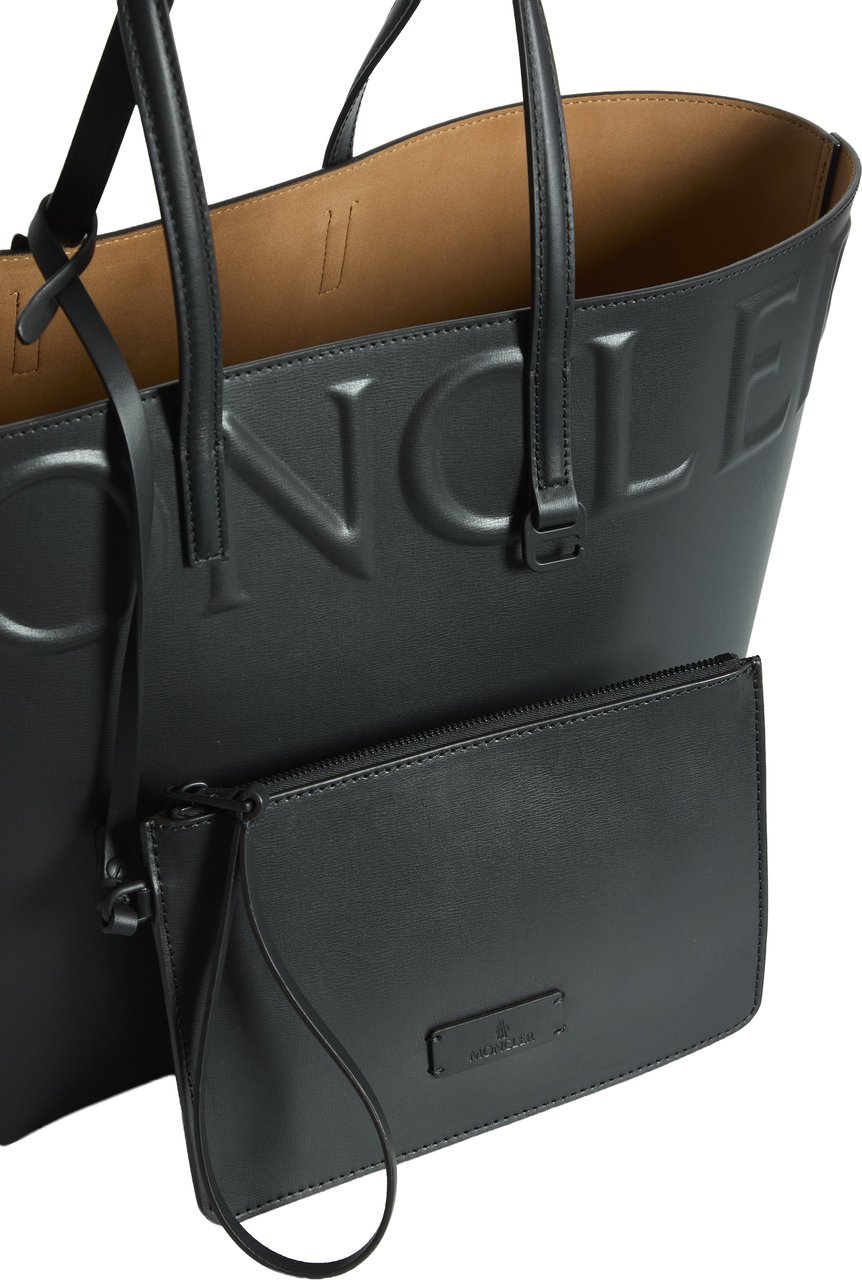 Moncler Very tote bag small Zwart