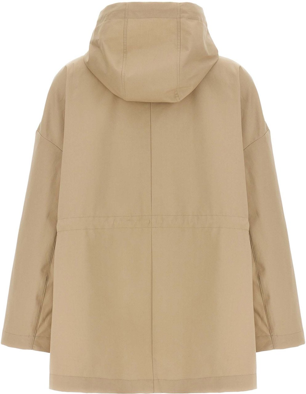 Moncler Beige Cotton Parka Beige