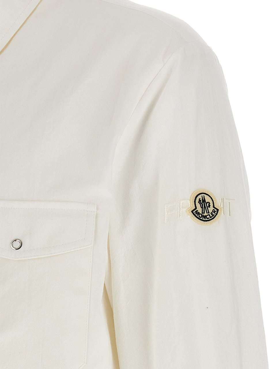 MONCLER GENIUS White Polyamide Blouse Wit