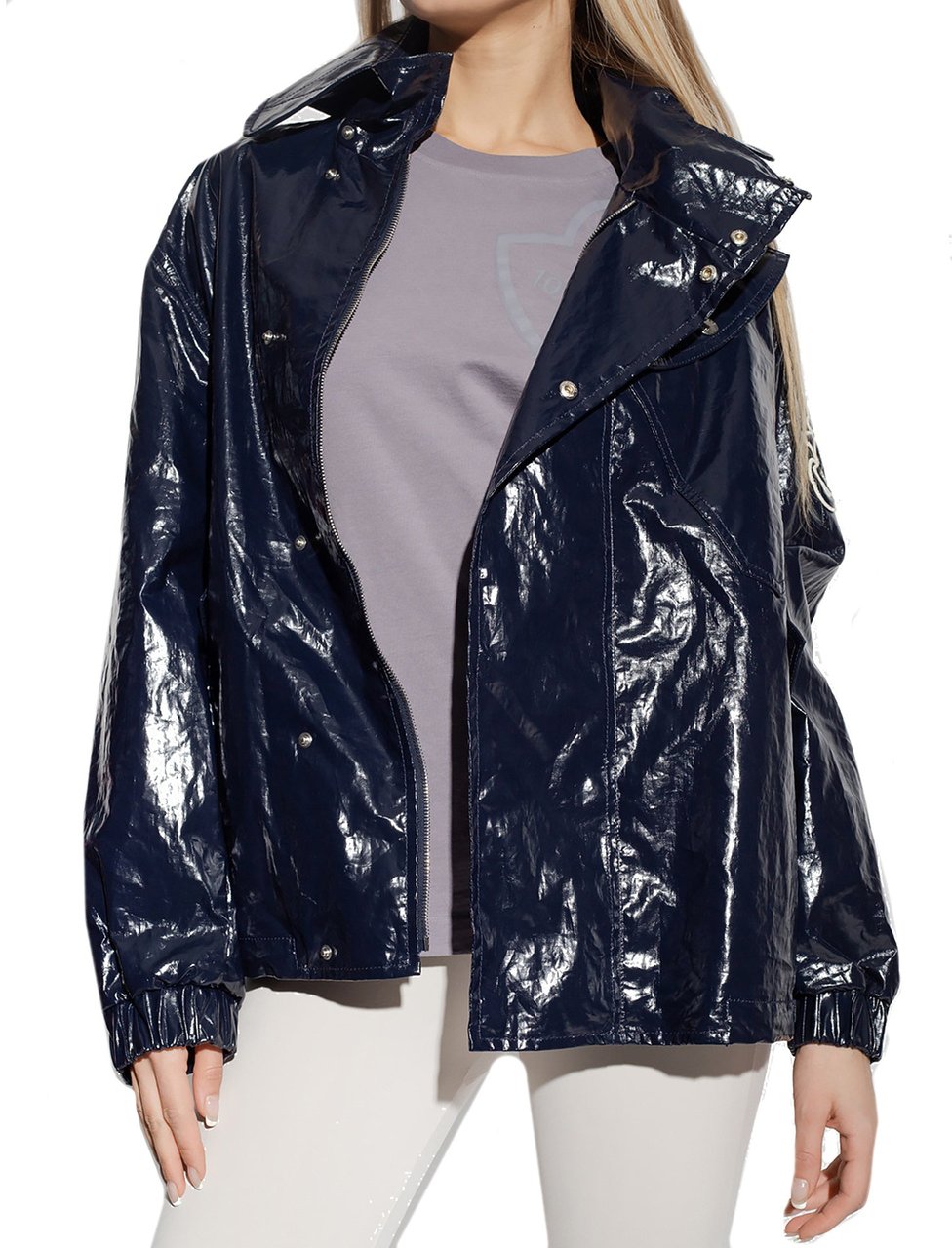 Moncler Genius Shiny Jacket Blauw