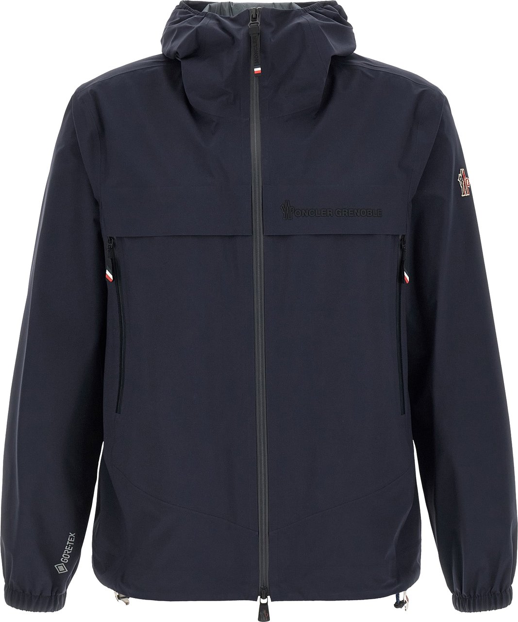 Moncler Grenoble Blue Polyamide Shell Jacket Blauw