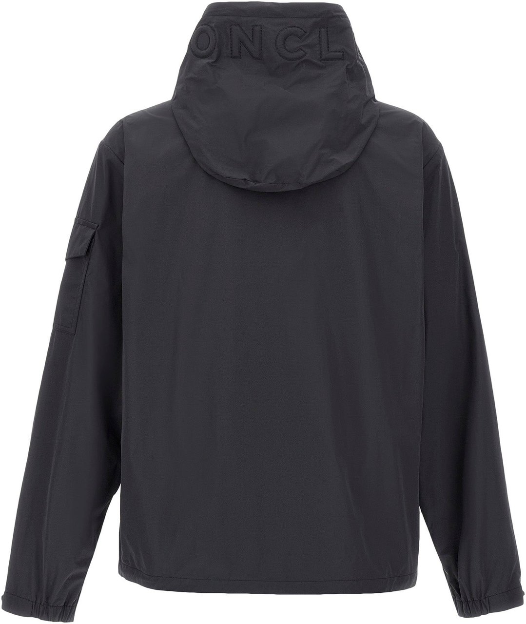 Moncler Black Polyester Shell Jacket Zwart