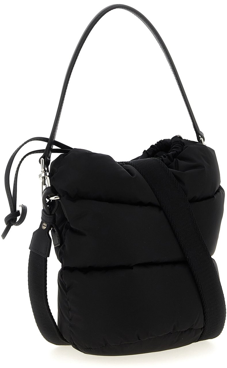 Moncler Black Polyamide Handbag Zwart