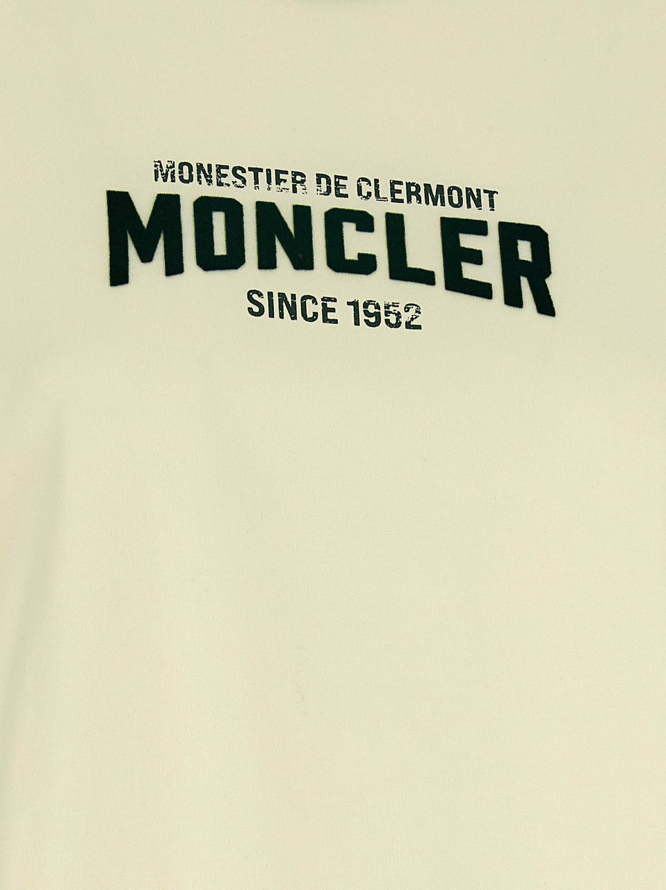 Moncler Beige Cotton T-Shirt Beige