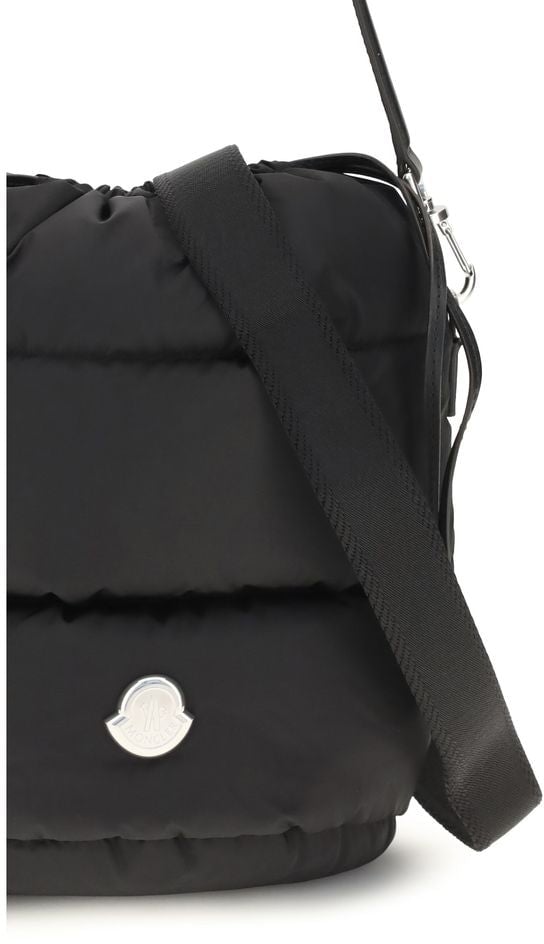 Moncler Black Nylon Backet Bag Zwart
