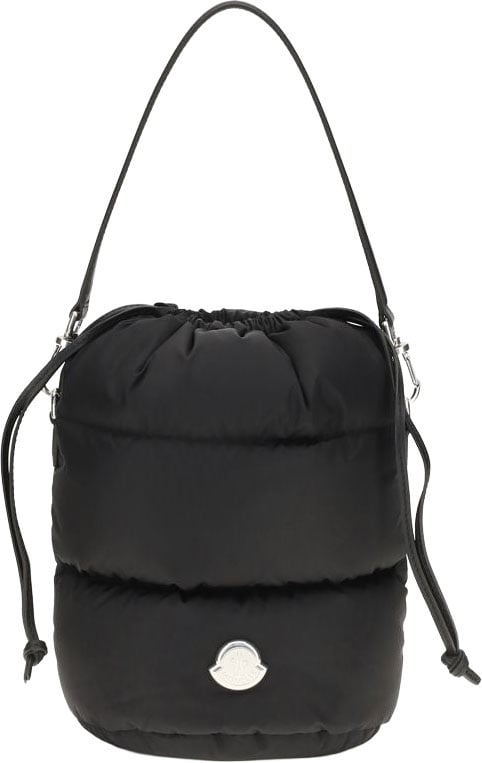 Moncler Black Nylon Backet Bag Zwart