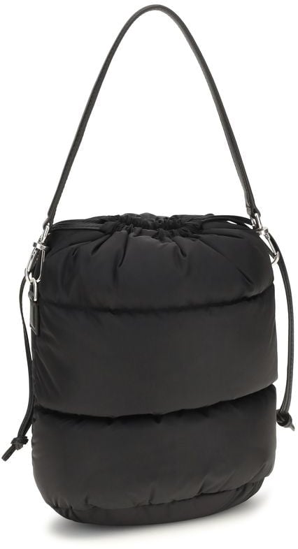 Moncler Black Nylon Backet Bag Zwart
