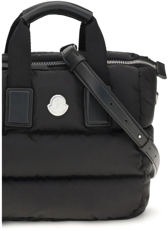 Moncler Black Nylon Handbag Zwart