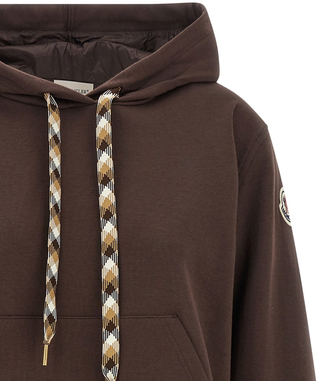 Moncler Brown Cotton Sweatshirt Blauw