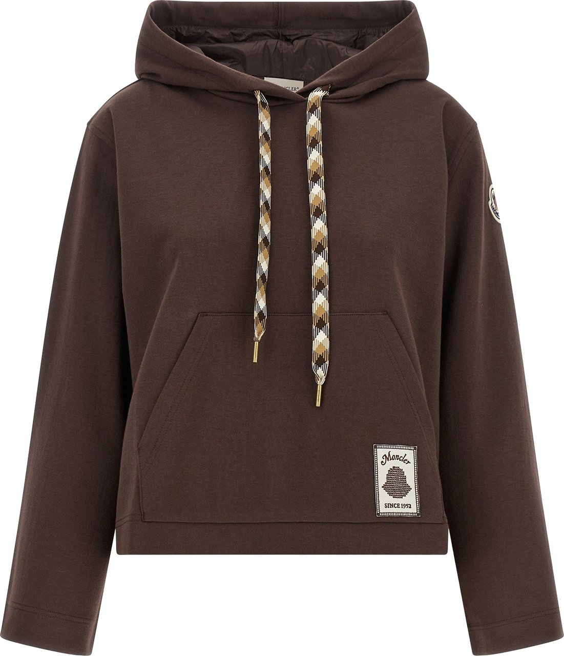 Moncler Brown Cotton Sweatshirt Blauw