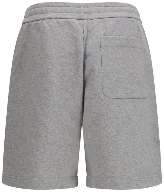Moncler Gray Cotton Bermuda Shorts Grijs