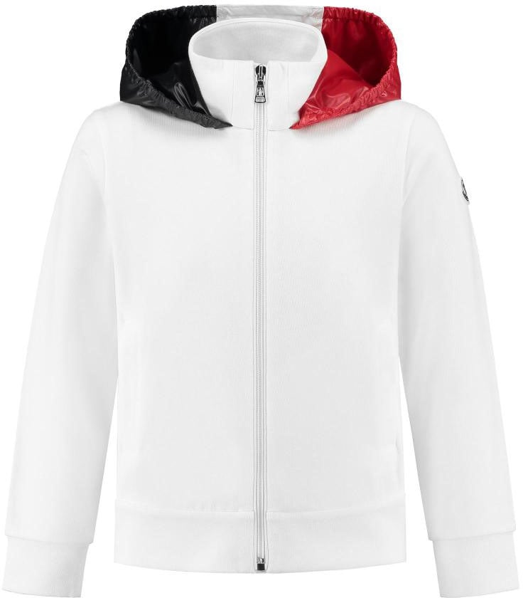 Moncler Zip Up Cardigan Wit