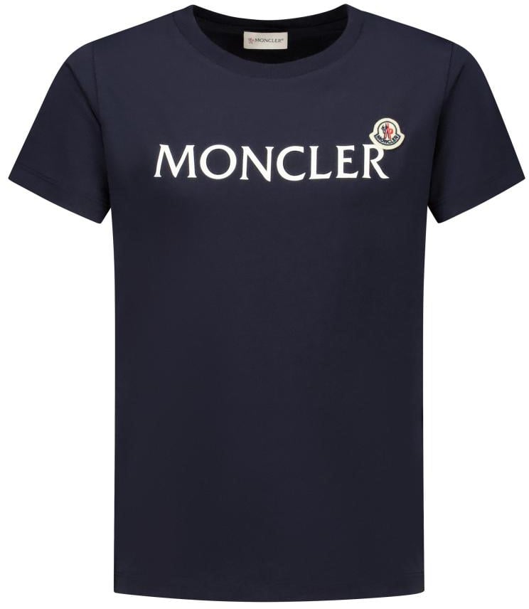 Moncler Ss T-shirt Blauw