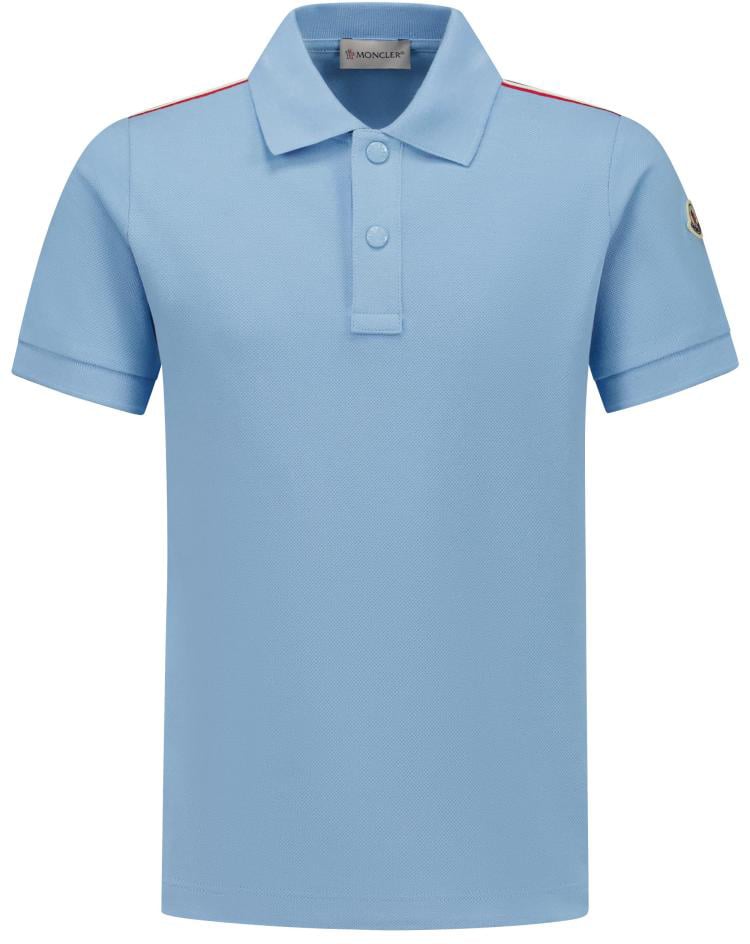 Moncler Ss Polo Blauw