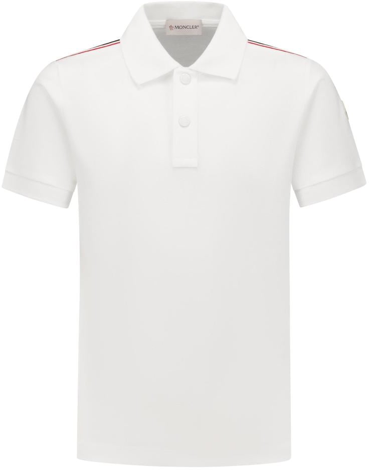 Moncler Ss Polo Wit