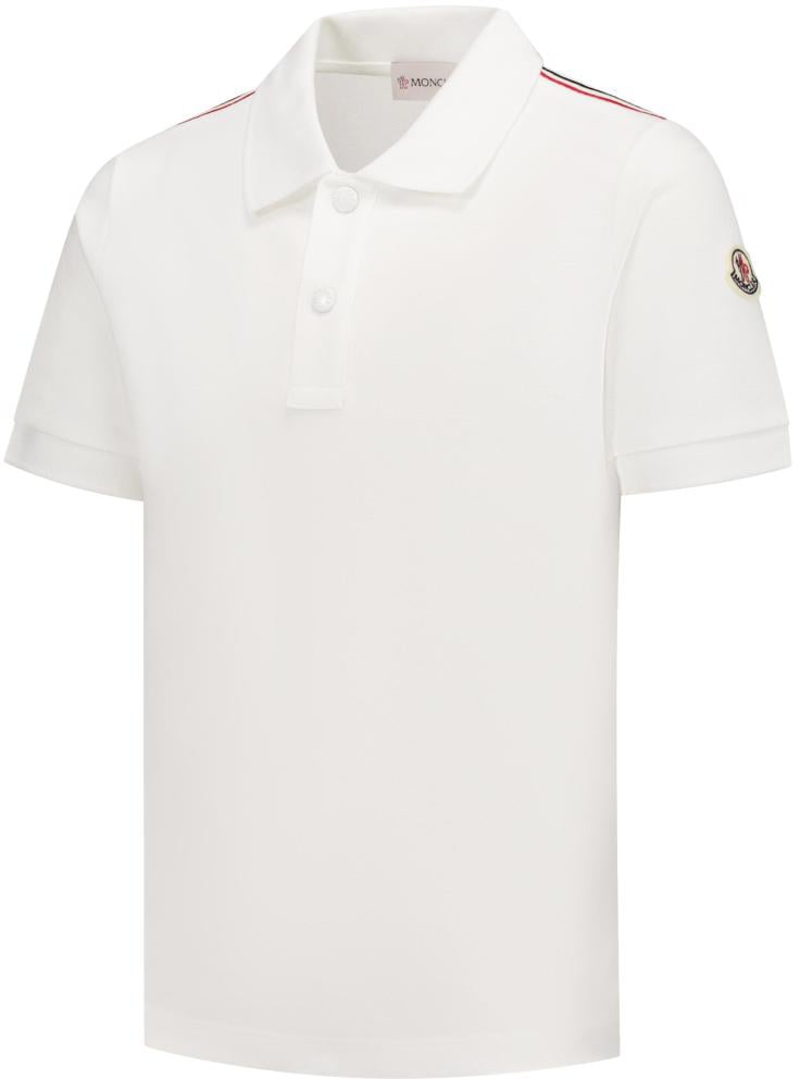 Moncler Ss Polo Wit