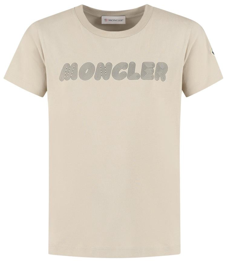 Moncler Ss T-shirt Beige