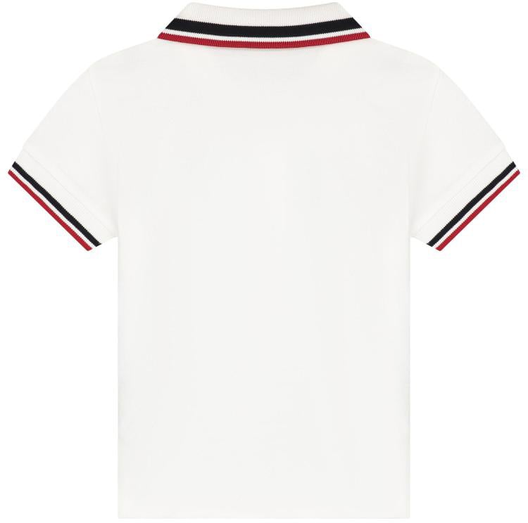 Moncler Ss Polo Wit