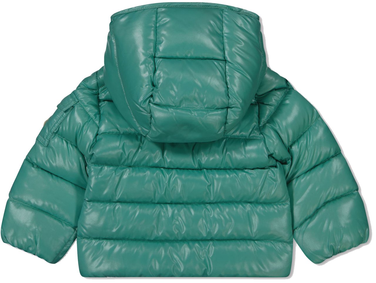 Moncler Moncler Maya Baby Jongens Winterjas In Mint Groen