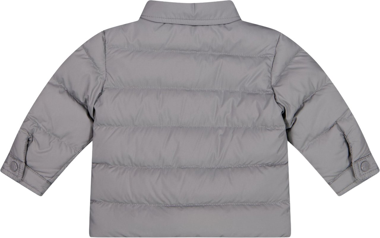 Moncler Kaelen Baby Jongens Winterjas In Grijs Grijs