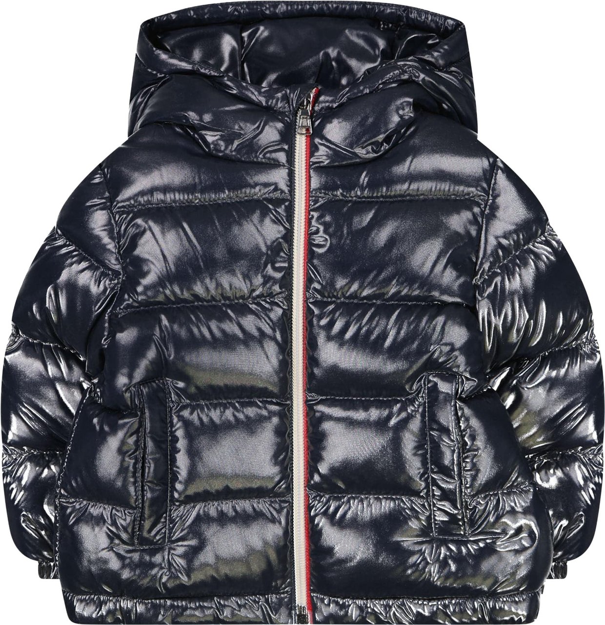 Moncler New Aubert Baby Jongens Winterjas Navy Blauw