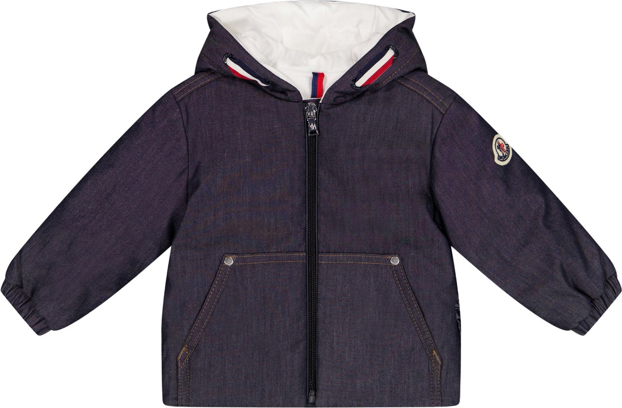 Moncler Alaric Baby Jongens Winterjas In Navy Blauw