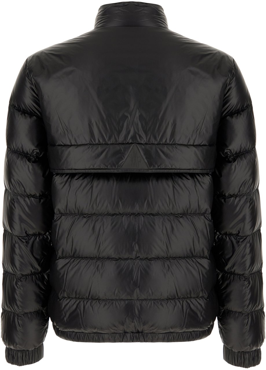 Moncler Moncler Grenoble Black nylon Orres down jacket Zwart